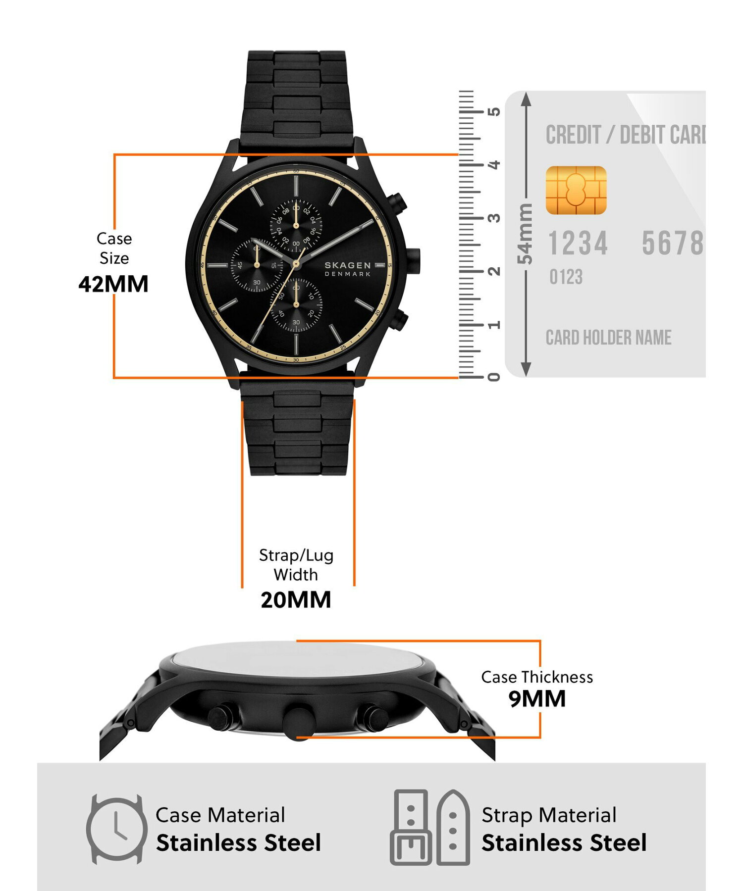 SKAGEN｜Holst Chronograph SKW6910 | Rakuten  Fashion(楽天ファッション／旧楽天ブランドアベニュー)JV4296